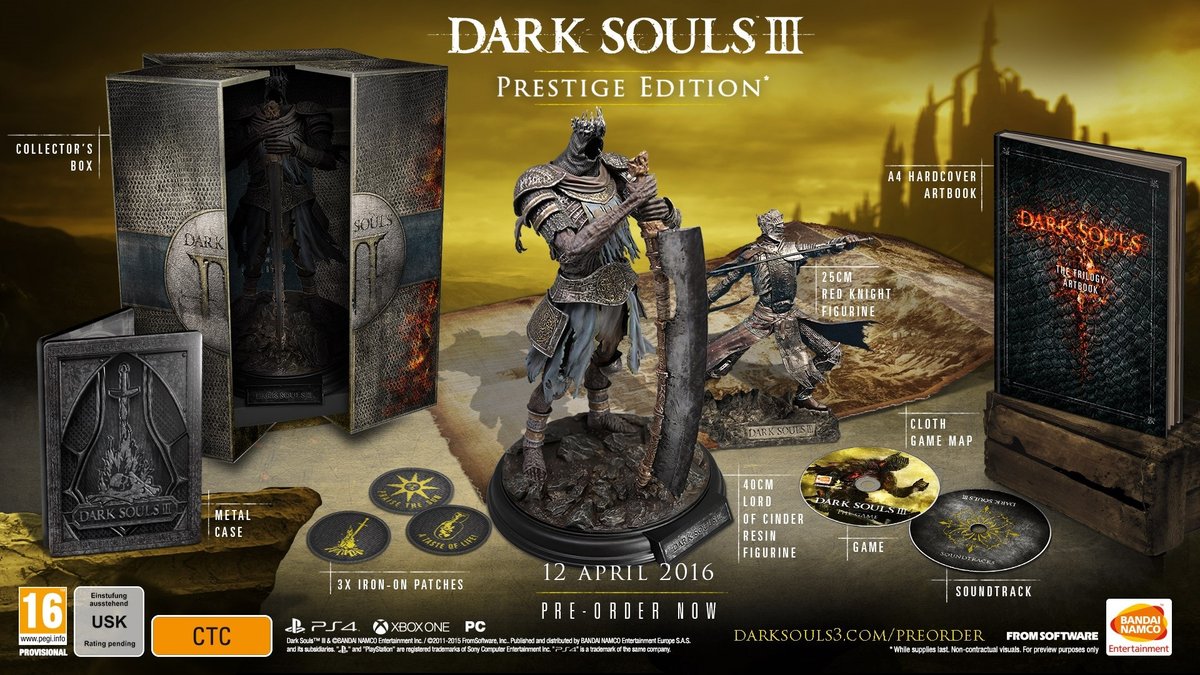 Dark Souls III Prestige Edition (PS4), From Software