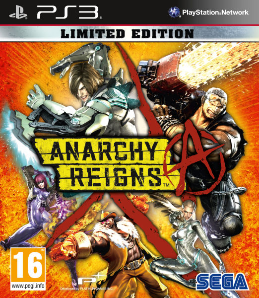 Anarchy Reigns Limited Edition (PS3), SEGA