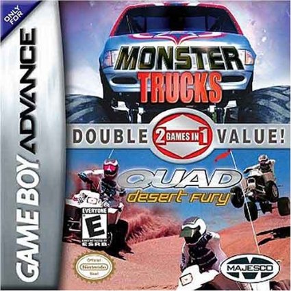 Monster Trucks + Quad Desert Fury Double Pack (GBA), Majesco