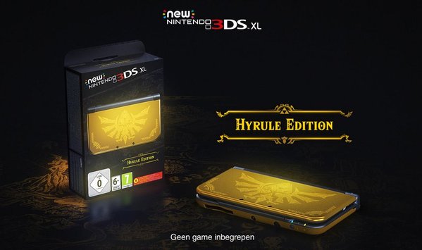 New Nintendo 3DS XL Limited Hyrule Gold Edition
