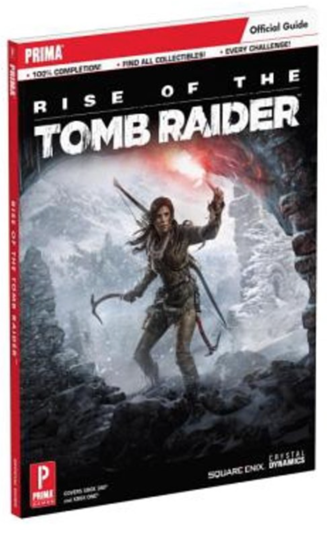 Boxart van Rise of the Tomb Raider Standard Edition Guide (Guide), Prima Games