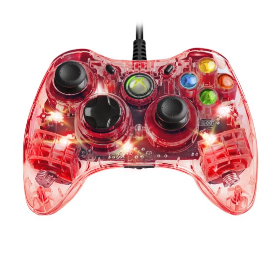 Afterglow Wired Controller (rood) (Xbox360), PDP