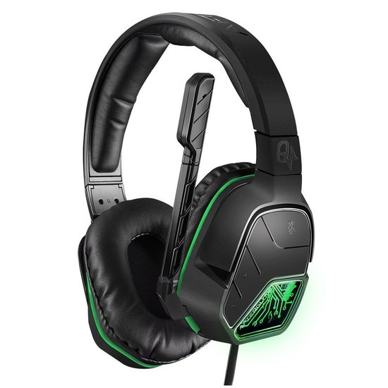 Afterglow LVL 5 Plus Wired Stereo Headset Quadboost (groen) (Xbox One), PDP