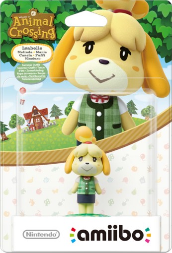 Animal Crossing Amiibo Figuur Isabelle (Zomerkleding) (NFC), Nintendo