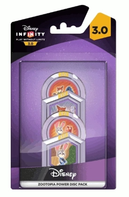 Disney Infinity 3.0 Power Discs Zootopia (4 Pack) (NFC), Disney Interactive
