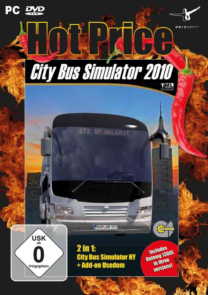 City Bus Simulator 2010 incl. Regiobus Usedom Add-on (PC), Aerosoft