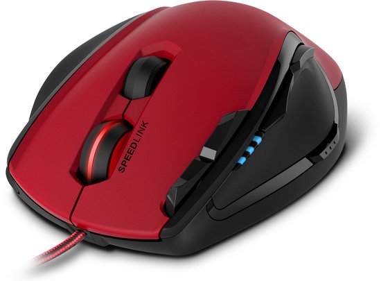 Speedlink Scelus Gaming Mouse (zwart/rood) (PC), Speedlink