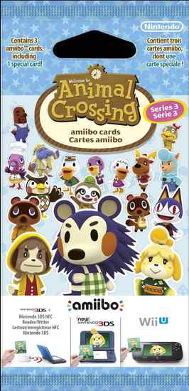 Animal Crossing Amiibo Cards 3-Pack (Serie 3)