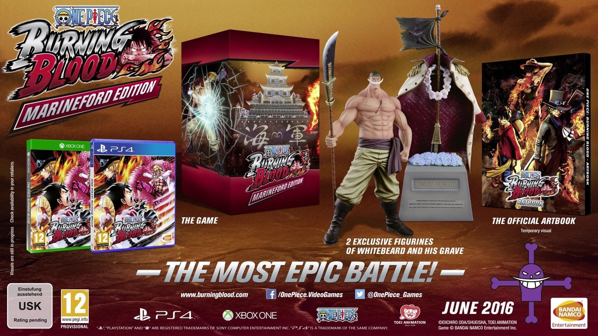 One Piece: Burning Blood - Marineford Collectors Edition (Xbox One), Spike Chunsoft