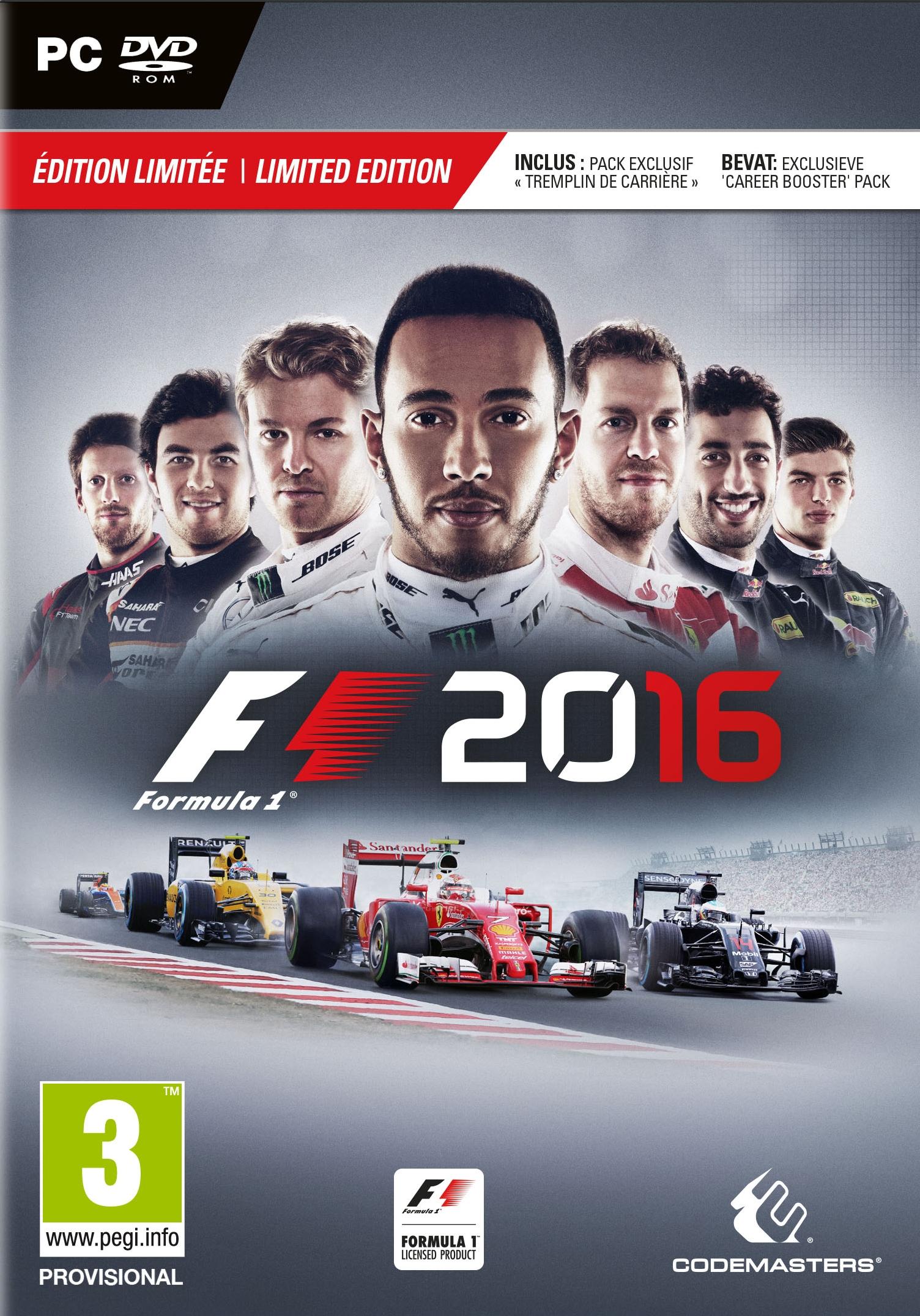 F1 2016 Limited Edition (PC), Codemasters