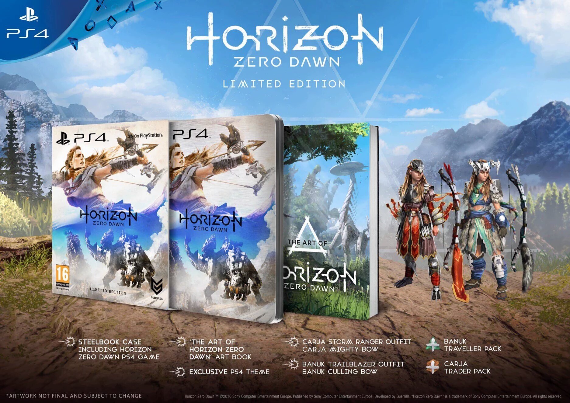Horizon Zero Dawn Limited Edition (PS4), Guerrilla Games