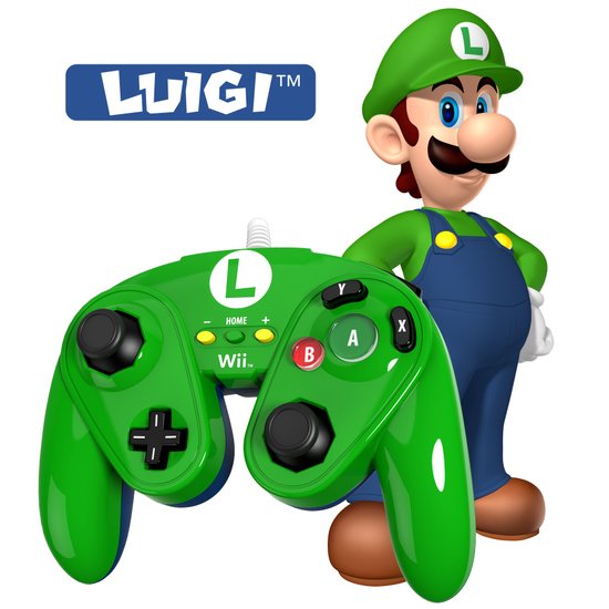 PDP Super Smash Bros Controller (Luigi Green) (Wiiu), PDP
