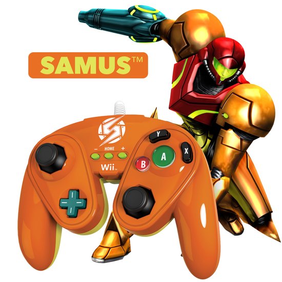 PDP Super Smash Bros Controller (Samus Orange) (Wiiu), PDP