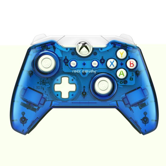 Rock Candy Wired Controller (blauw) (Xbox One), PDP