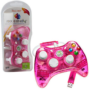 Rock Candy Wired Controller (roze) (Xbox360), PDP