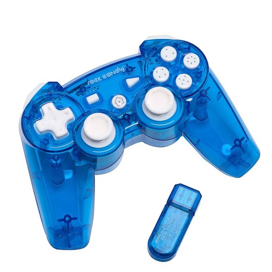 Rock Candy Wireless Controller (blauw) (PS3), PDP