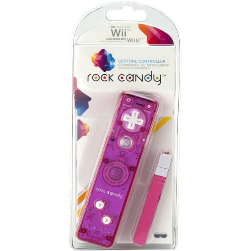Rock Candy Wireless Controller (Wii/WiiU) (roze) (Wiiu), PDP