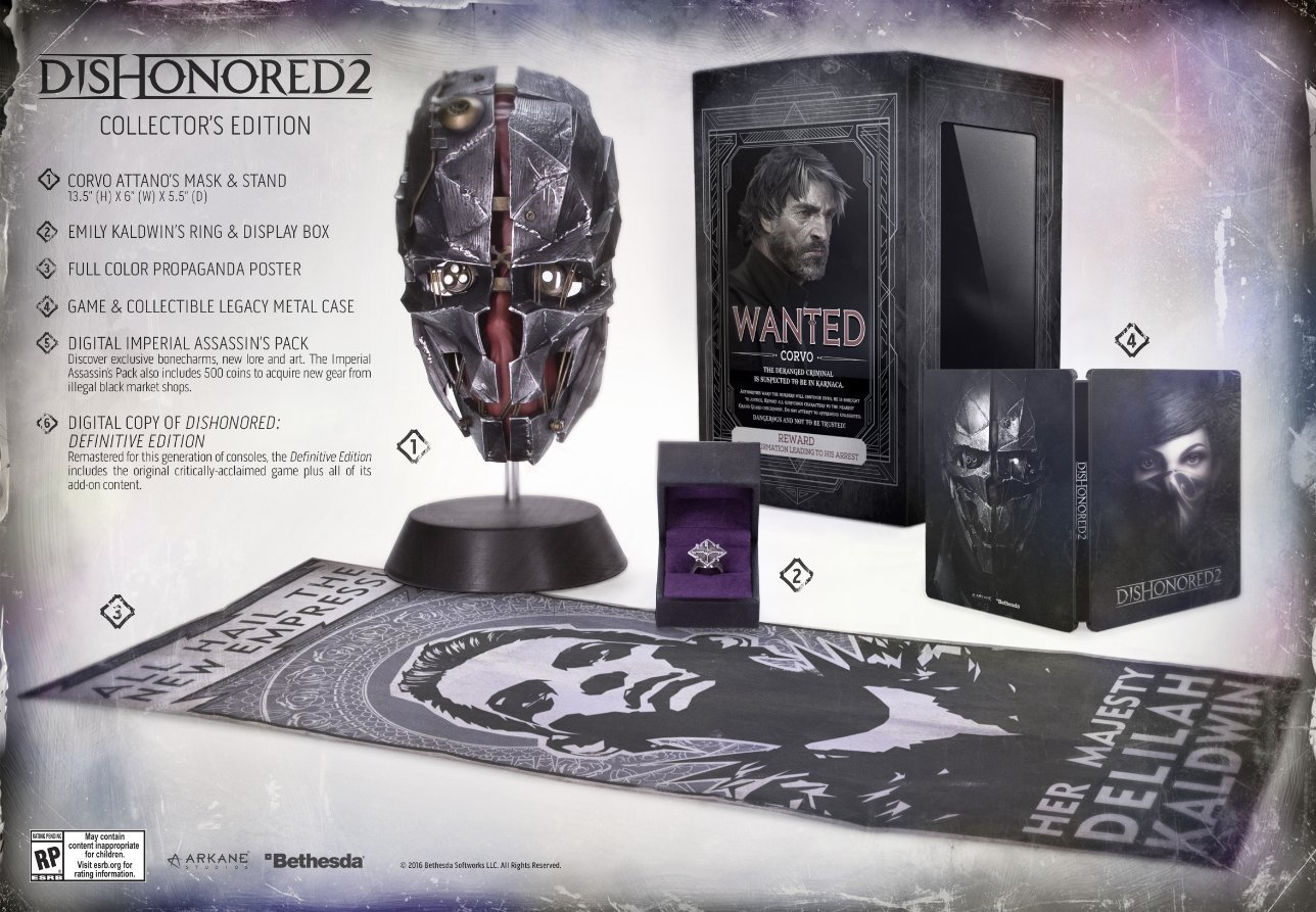 Dishonored 2 Collectors Edition