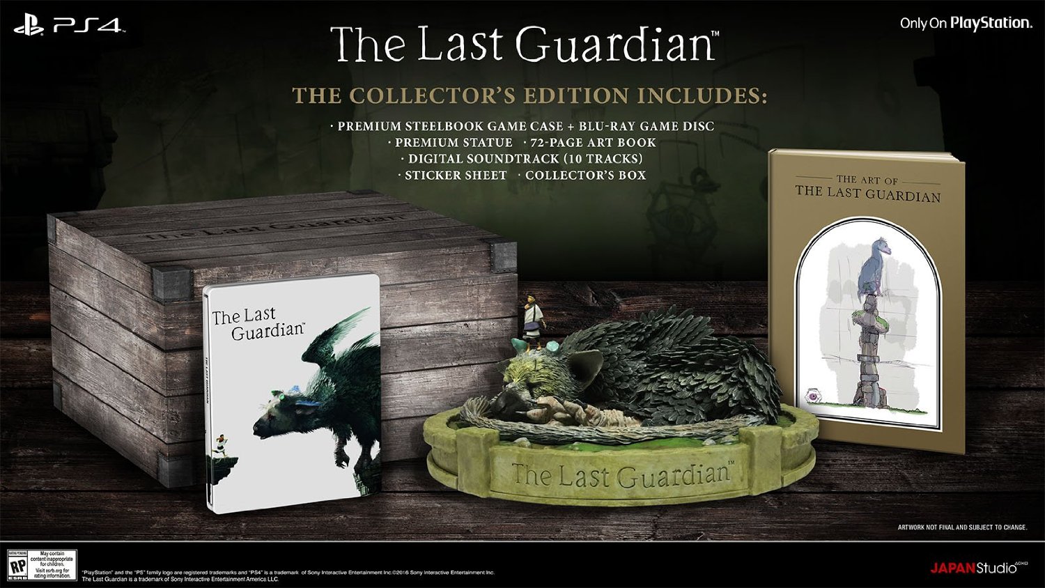 The Last Guardian Collector's Edition (PS4), SIE Japan Studio, genDESIGN