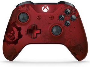 Xbox One Wireless Controller - Gears of War 4 Crimson Omen Limited Edition (Xbox One), Microsoft