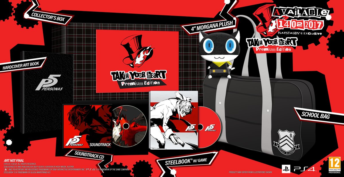 Persona 5 Take Your Heart Premium Collector's Edition (PS4), Atlus