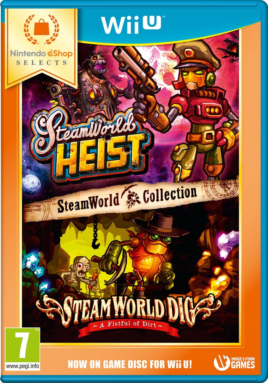 SteamWorld Collection: SteamWorld Heist + SteamWorld Dig eShop Selects (Wiiu), Image & Form