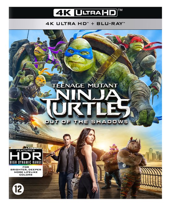 Teenage Mutant Ninja Turtles 2: Out Of The Shadows (4K Ultra HD)