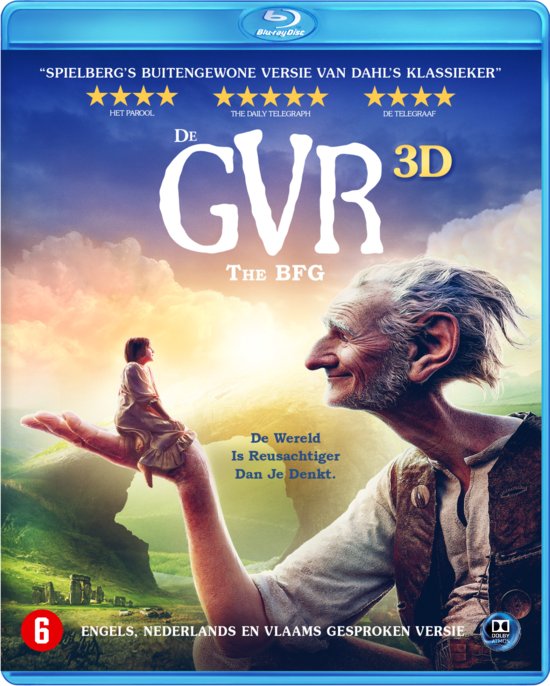 De GVR (De Grote Vriendelijke Reus) (2D+3D) (Blu-ray), Steven Spielberg
