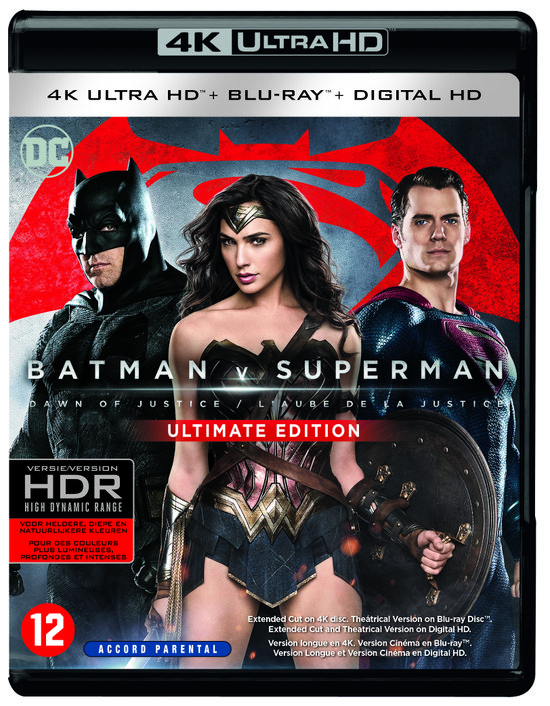 Batman v Superman: Dawn of Justice (Ultimate Edition) (4K Ultra HD) (Blu-ray), Zack Snyder