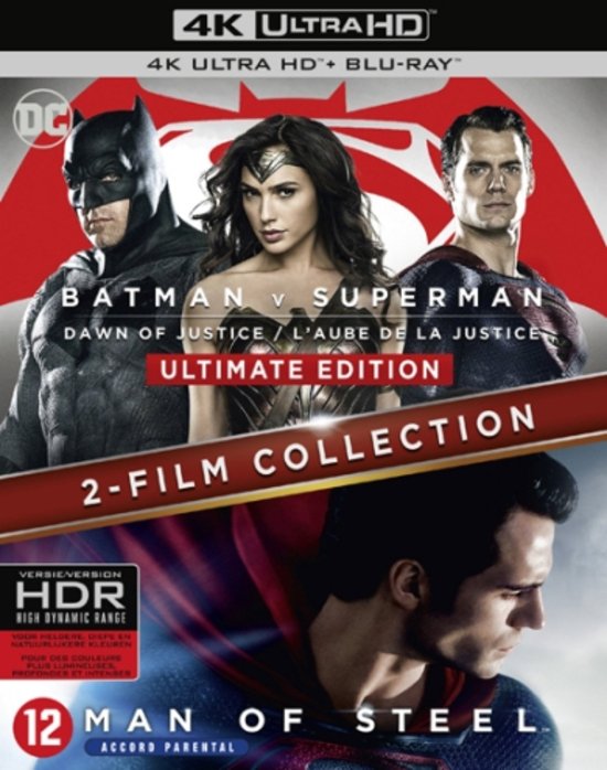 Batman v Superman: Dawn of Justice (Ultimate Edition) + Man of Steel (4K Ultra HD) (Blu-ray), Zack Snyder, Christopher Nolan