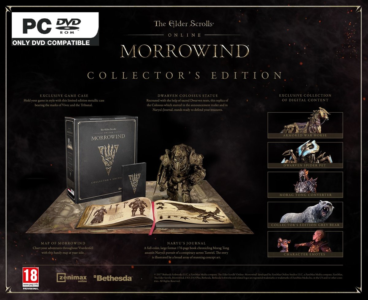 The Elder Scrolls Online: Morrowind Collectors Edition