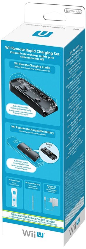 Remote Controller Oplader Set Wii + Wii U (Wiiu), Nintendo