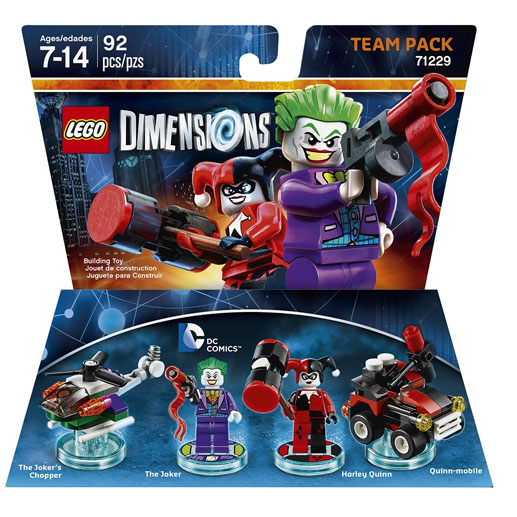 LEGO Dimensions: DC (Harley Quinn & The Joker) Team Pack (NFC), Warner Bros
