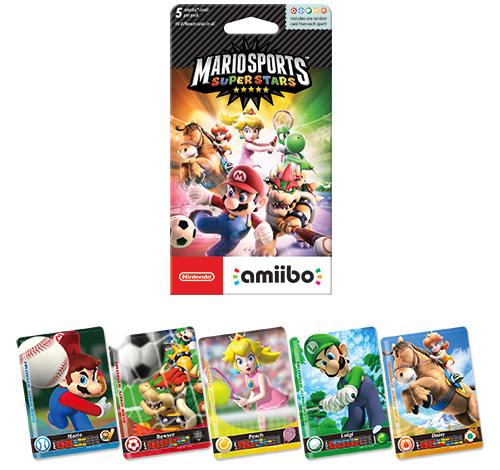 Mario Sports Superstars 3DS Amiibo Cards (5 stuks) (3DS), Nintendo