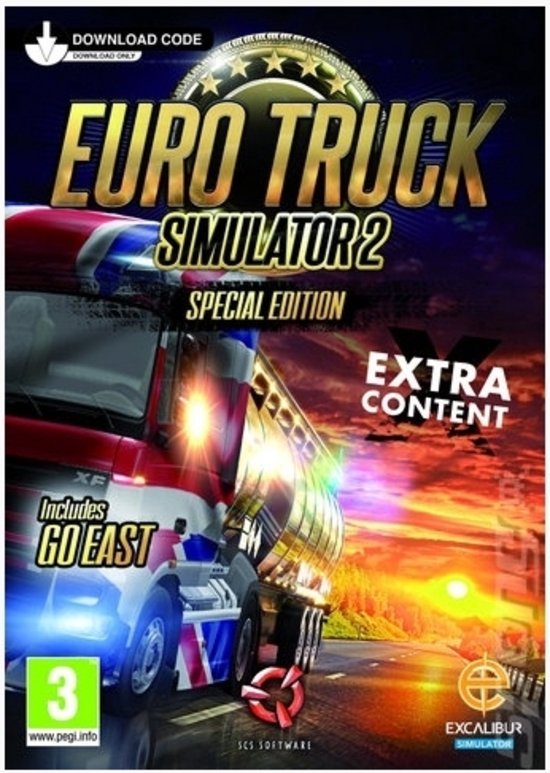 Euro Truck Simulator 2 Special Edition (Code in a Box) (PC), Excalibur