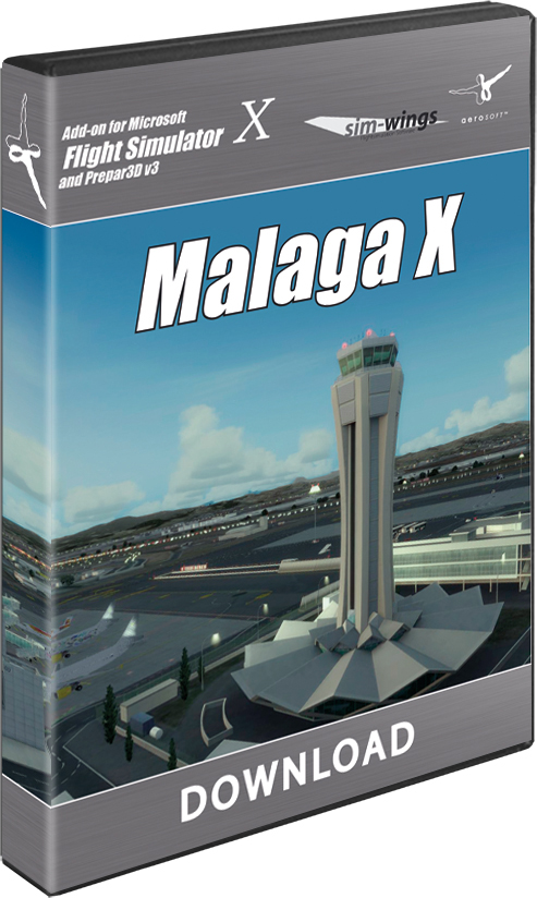Flight Simulator X: Malaga X Uitbreiding (PC), Aerosoft