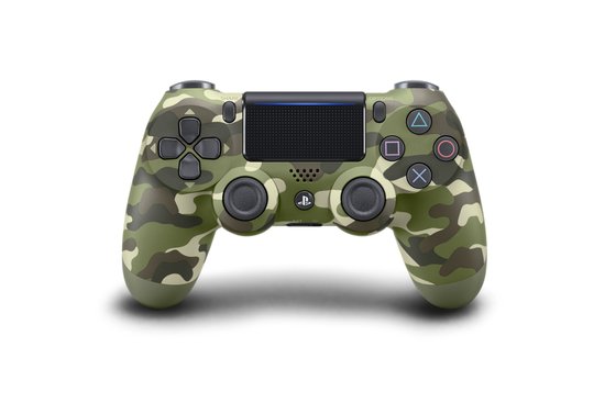 Sony Wireless Dualshock PlayStation 4 Controller V2 (green camouflage) (PS4), Sony Computer Entertainment
