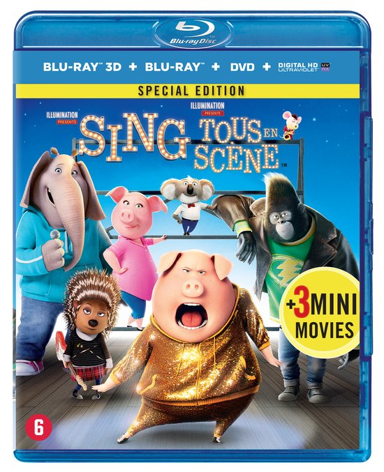 Sing (2D+3D) (Blu-ray), Garth Jennings
