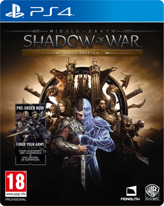 Middle-Earth: Shadow of War Gold Edition (PS4), Monolith Productions