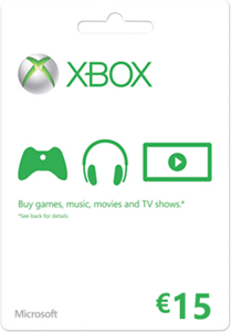 Xbox Gift Card 15 Euro (Xbox One), Microsoft