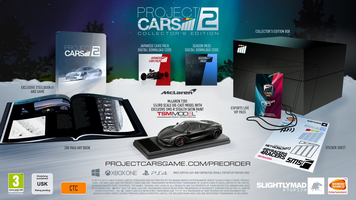 Project Cars 2 Collectors Edition (PC), Slightly Mad Studios