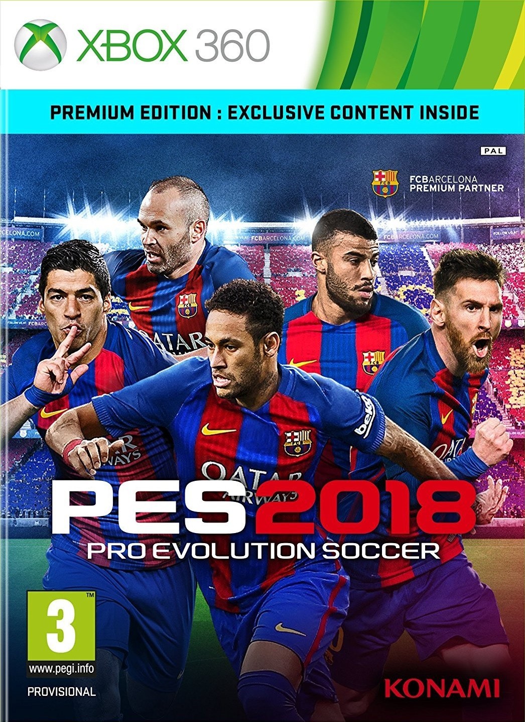 Pro Evolution Soccer 2018 (Xbox360), Konami