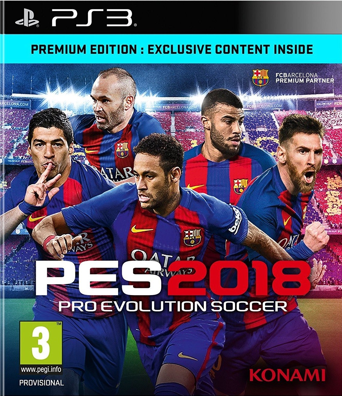 Pro Evolution Soccer 2018 (PS3), Konami