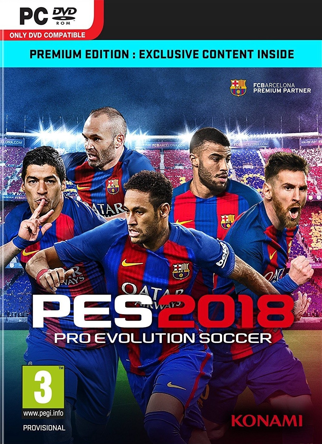 Pro Evolution Soccer 2018 (PC), Konami