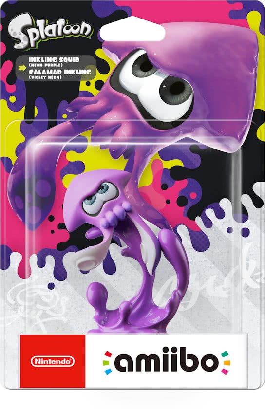 Splatoon Amiibo Figuur Inkling Squid (paars) (NFC), Nintendo