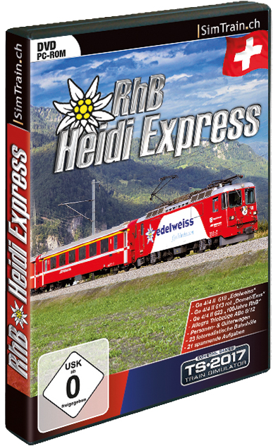 Train Simulator Add-on: Heidi-Express RhB (PC), Aerosoft
