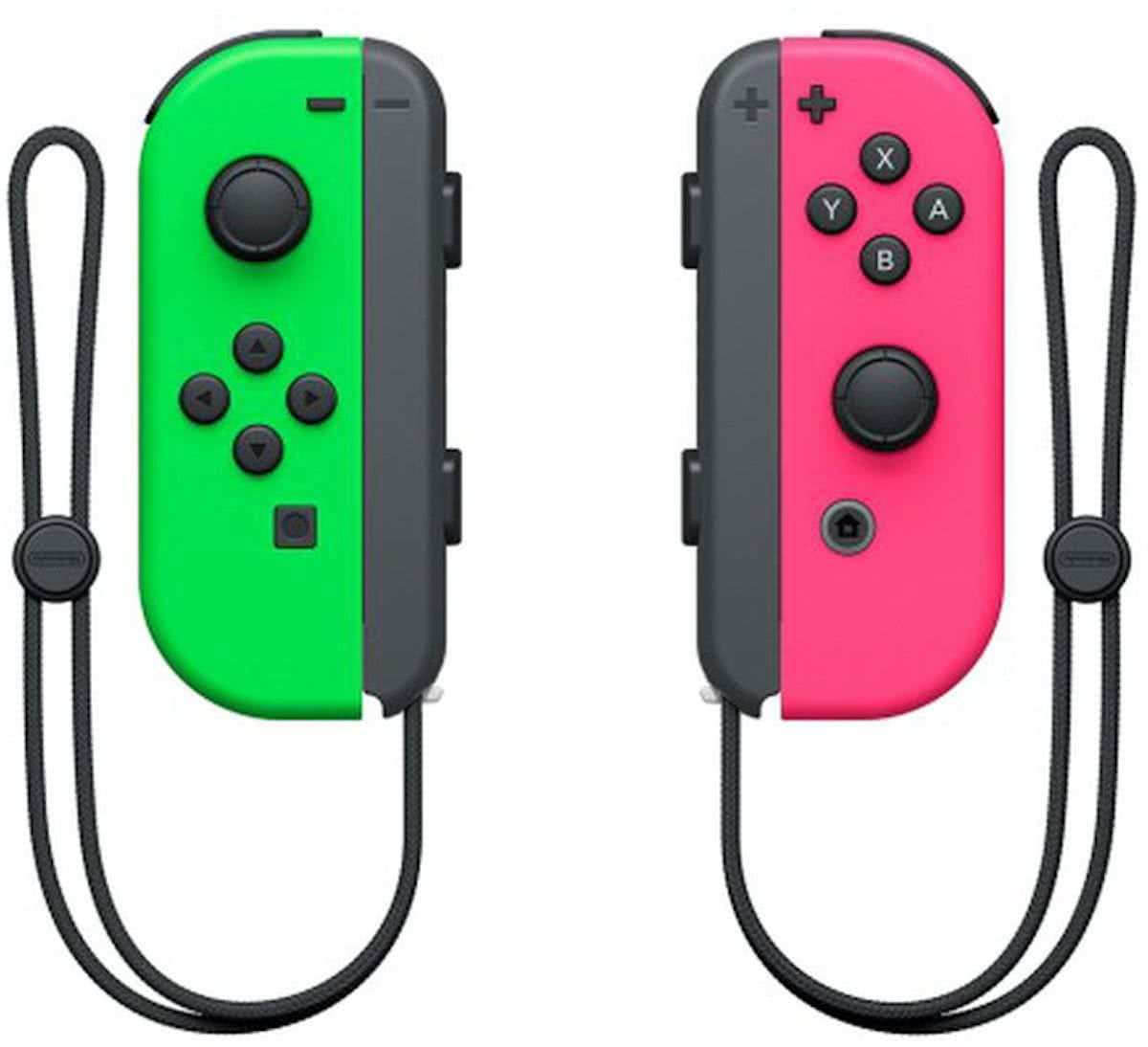 Joy-Con Controllers Paar (neon groen/roze)