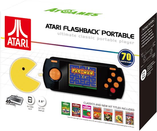 Blaze Atari Flashback Portable Console Pac Man Edition (hardware), At Games