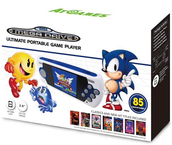 Blaze SEGA Mega Drive Ultimate Portable Console Pac Man Edition (hardware), At Games