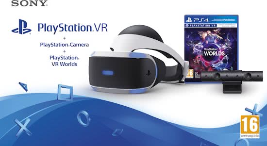 Sony PlayStation VR Bril V2 + PS Camera + VR Worlds (PS4), Sony Computer Entertainment